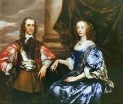 Sir Peter Lely Earl and Countess of Oxford by Sir Peter lely Spain oil painting artist